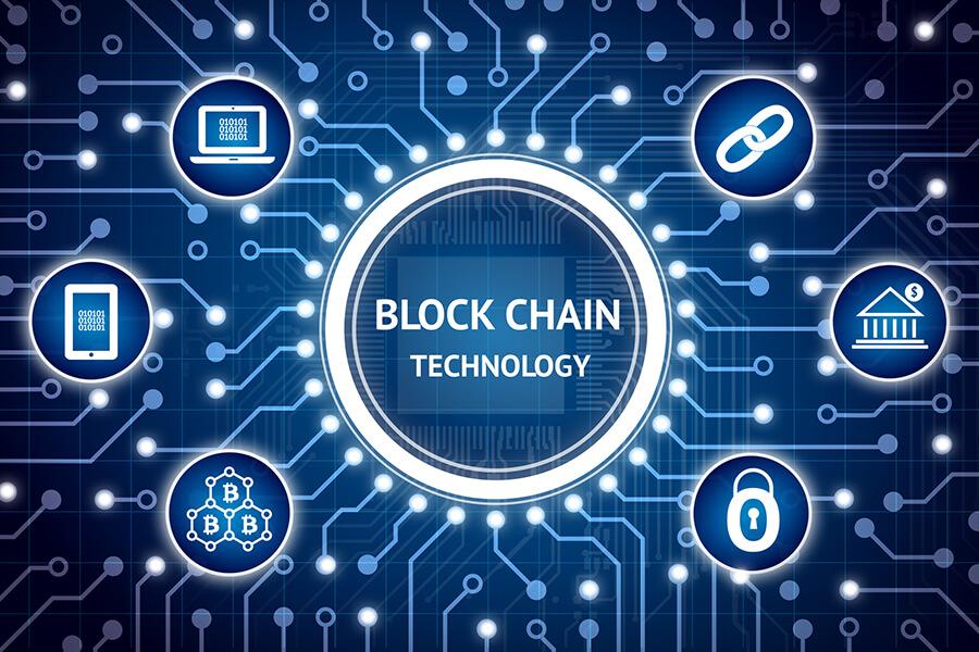Blockchain supply chain image